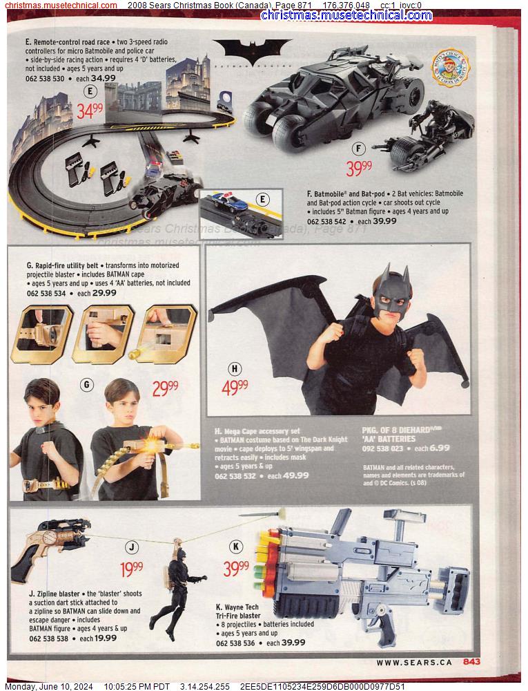 2008 Sears Christmas Book (Canada), Page 871