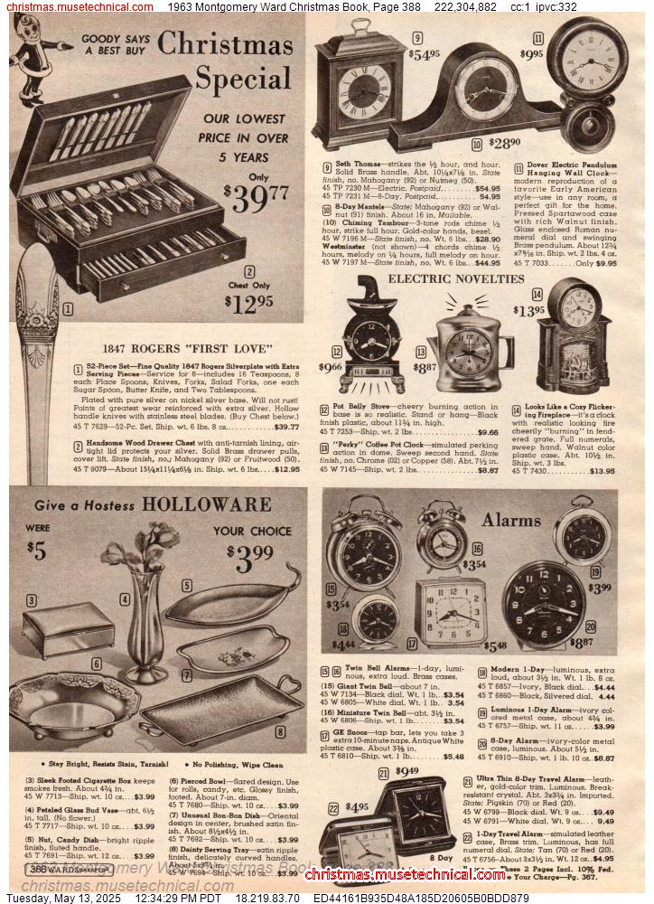 1963 Montgomery Ward Christmas Book, Page 388