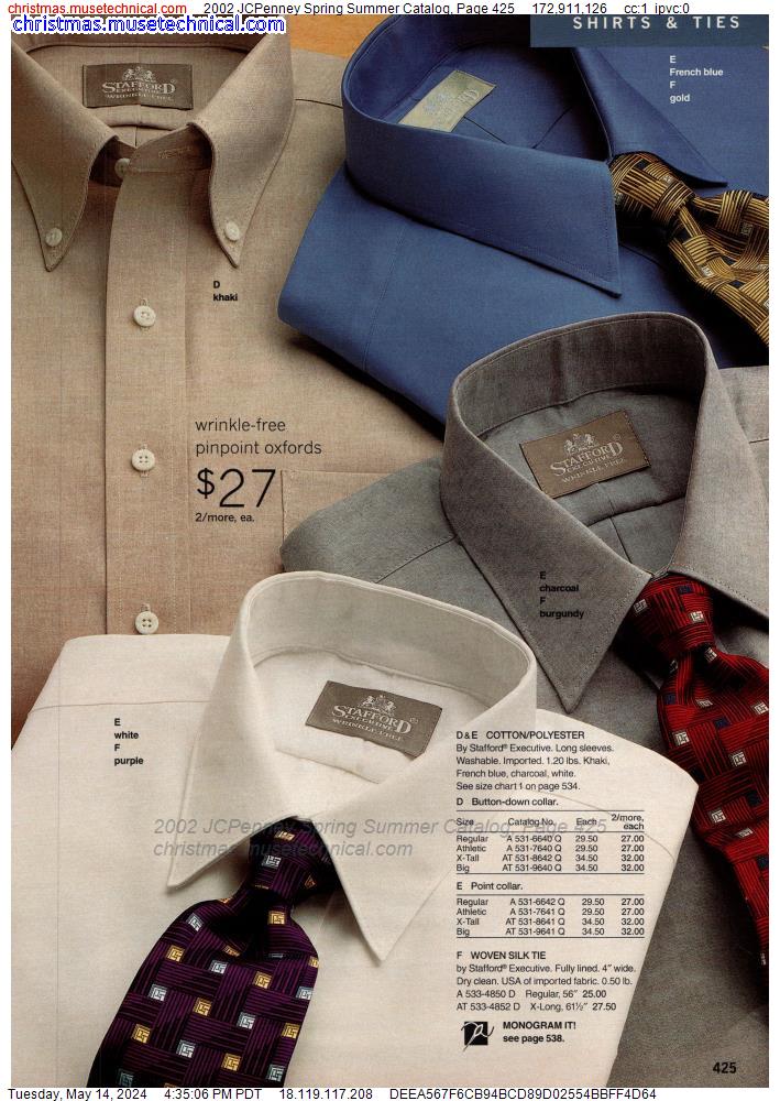 2002 JCPenney Spring Summer Catalog, Page 425