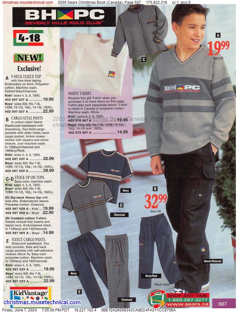 2000 Sears Christmas Book (Canada), Page 507