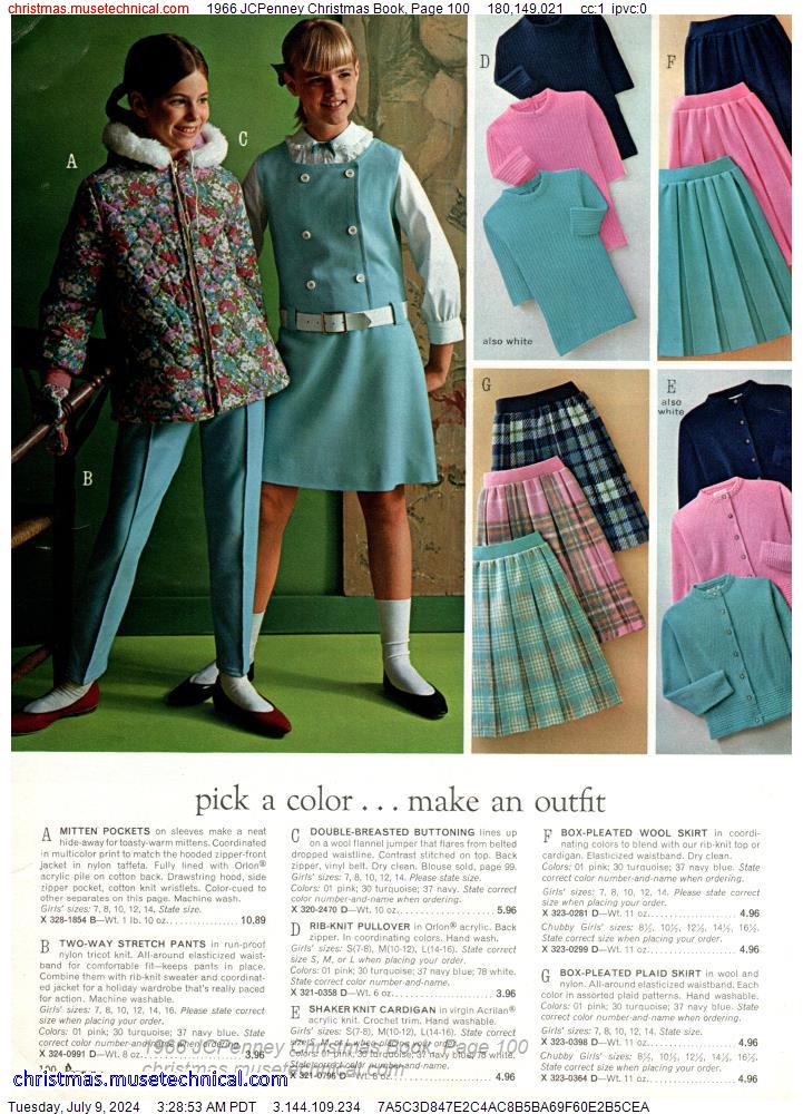 1966 JCPenney Christmas Book, Page 100
