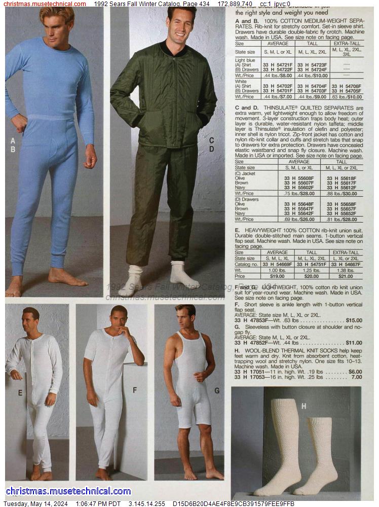 1992 Sears Fall Winter Catalog, Page 434