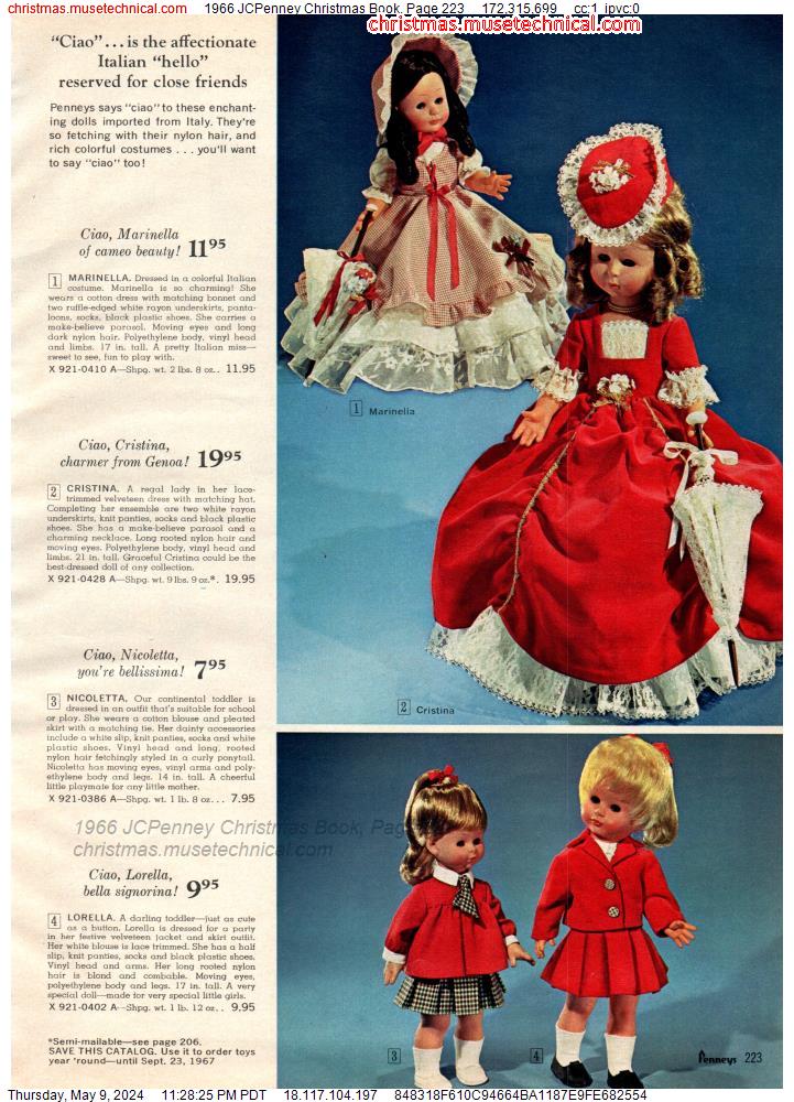 1966 JCPenney Christmas Book, Page 223