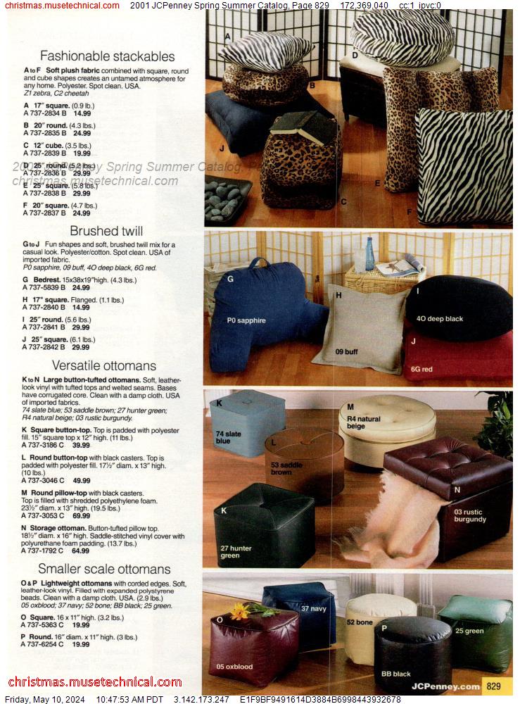 2001 JCPenney Spring Summer Catalog, Page 829