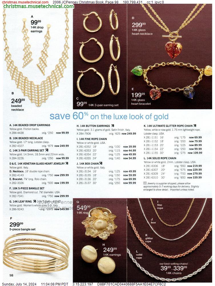 2006 JCPenney Christmas Book, Page 98
