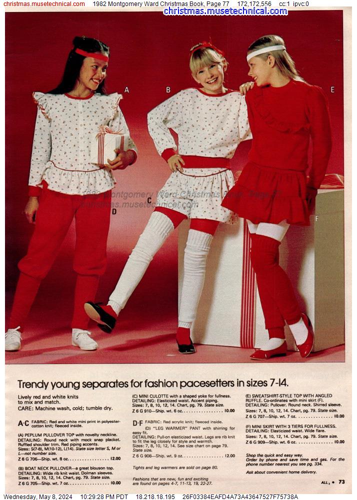 1982 Montgomery Ward Christmas Book, Page 77