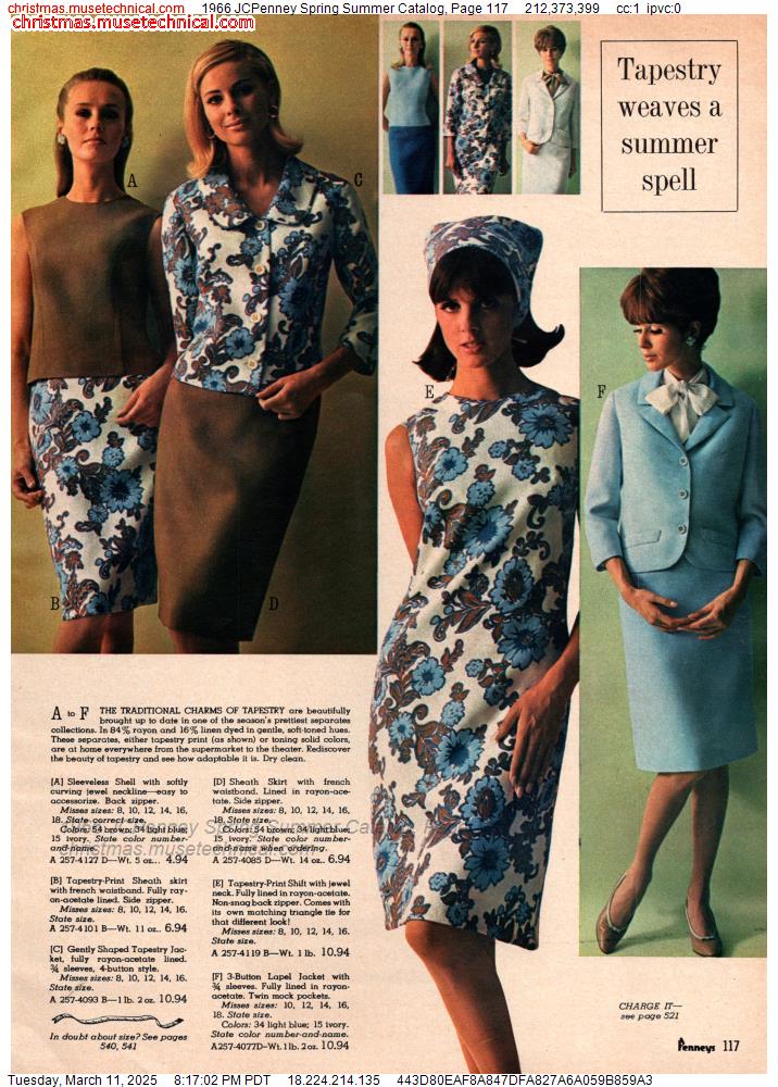 1966 JCPenney Spring Summer Catalog, Page 117