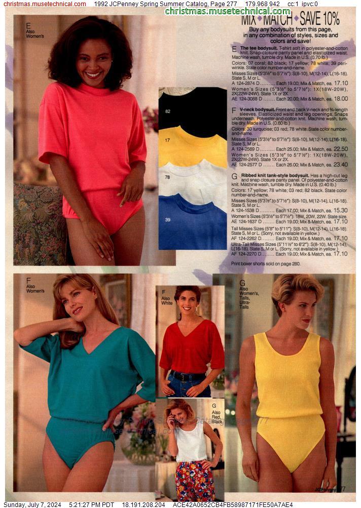 1992 JCPenney Spring Summer Catalog, Page 277
