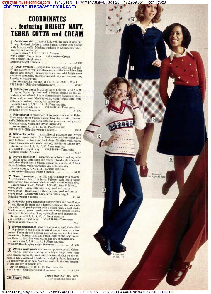 1975 Sears Fall Winter Catalog, Page 26