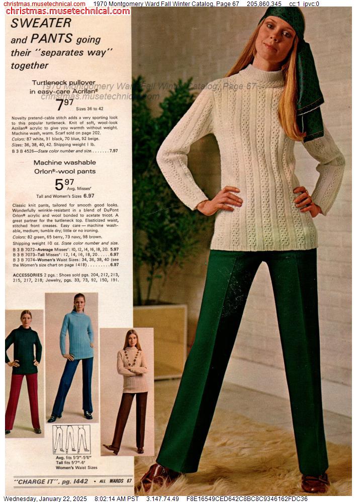 1970 Montgomery Ward Fall Winter Catalog, Page 67