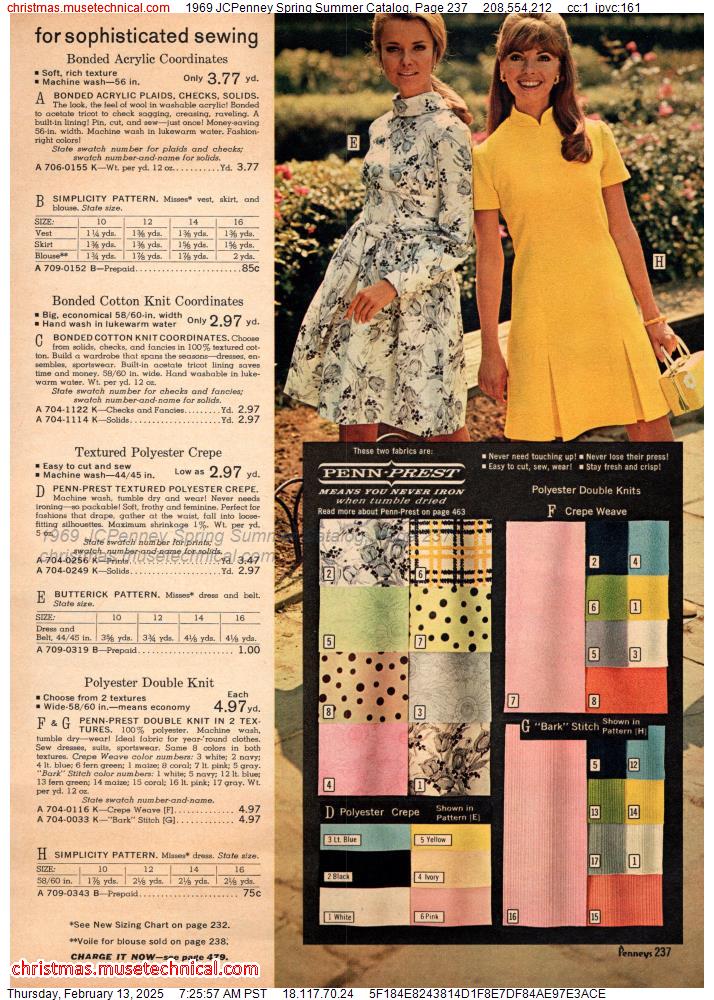 1969 JCPenney Spring Summer Catalog, Page 237