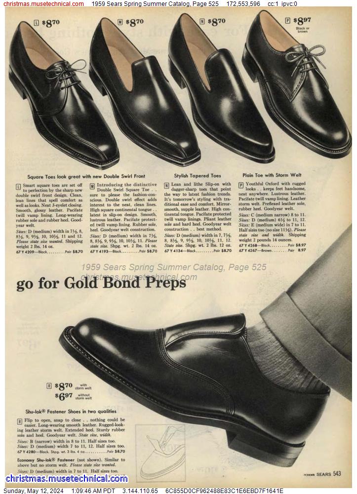 1959 Sears Spring Summer Catalog, Page 525