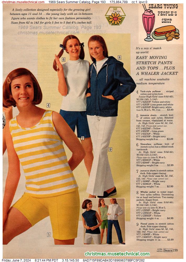 1969 Sears Summer Catalog, Page 193