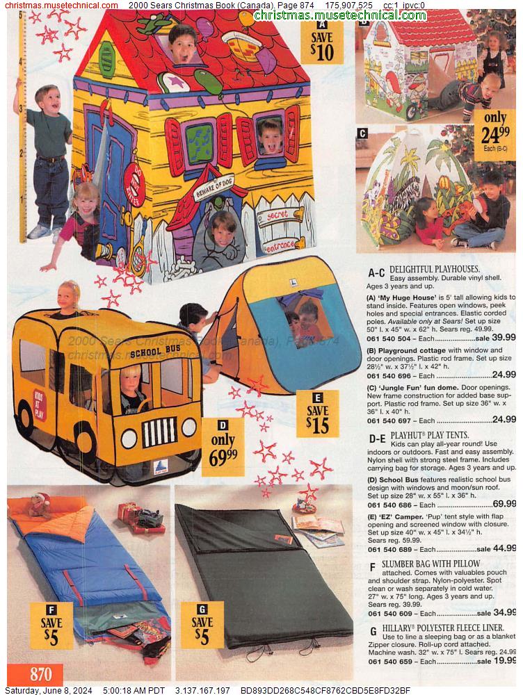 2000 Sears Christmas Book (Canada), Page 874