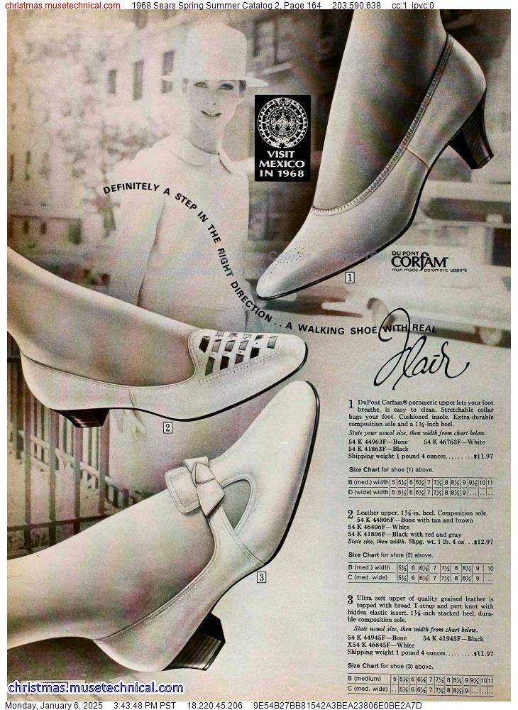 1968 Sears Spring Summer Catalog 2, Page 164