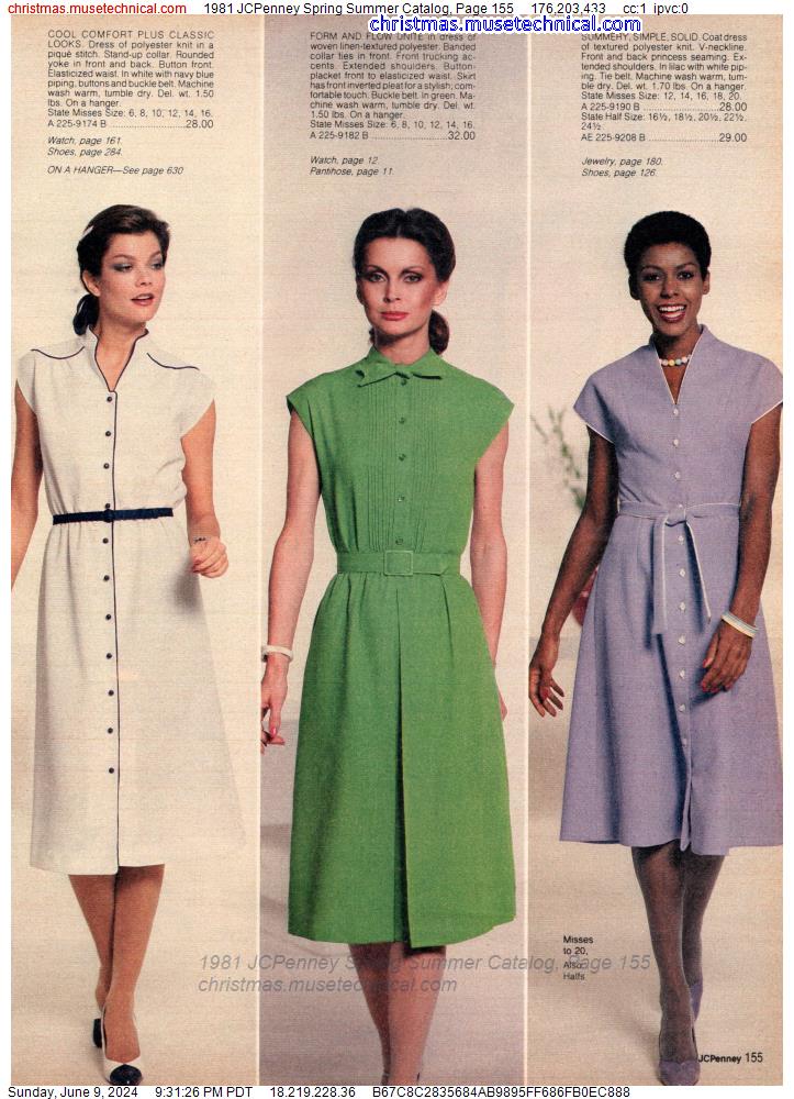 1981 JCPenney Spring Summer Catalog, Page 155