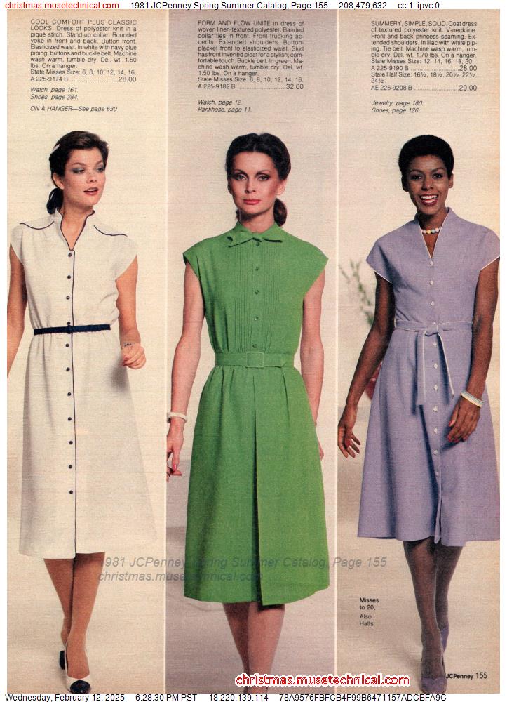 1981 JCPenney Spring Summer Catalog, Page 155