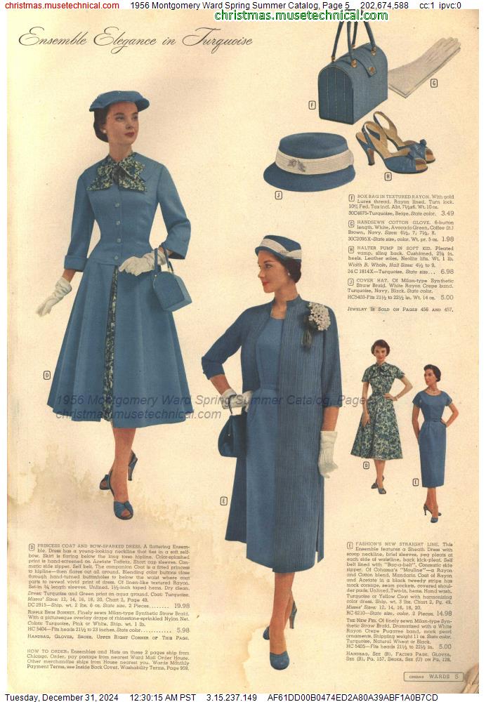 1956 Montgomery Ward Spring Summer Catalog, Page 5