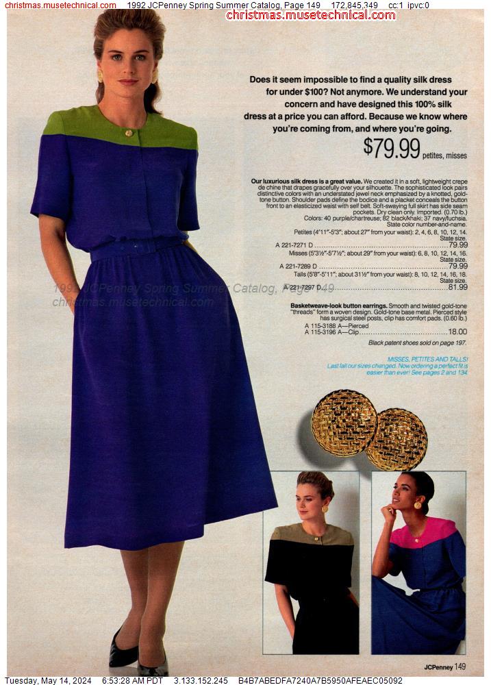 1992 JCPenney Spring Summer Catalog, Page 149