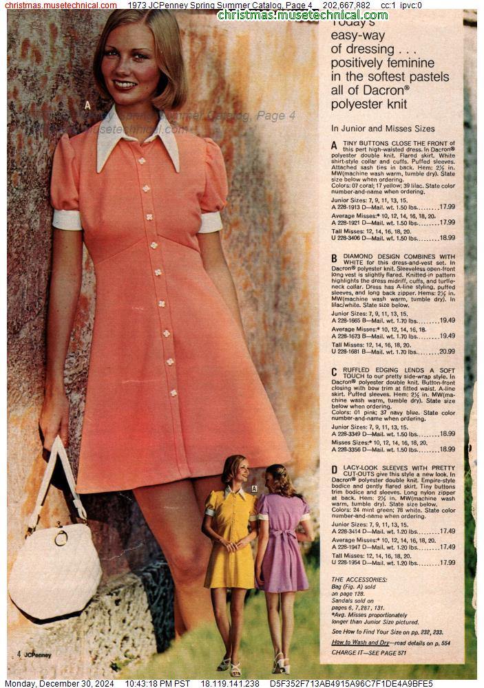 1973 JCPenney Spring Summer Catalog, Page 4