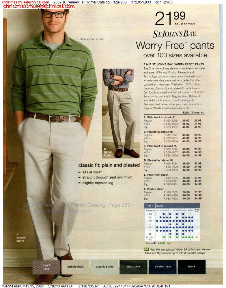 2009 JCPenney Fall Winter Catalog, Page 258
