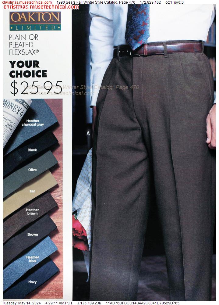1990 Sears Fall Winter Style Catalog, Page 470
