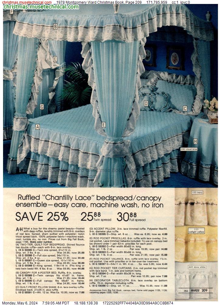 1978 Montgomery Ward Christmas Book, Page 209
