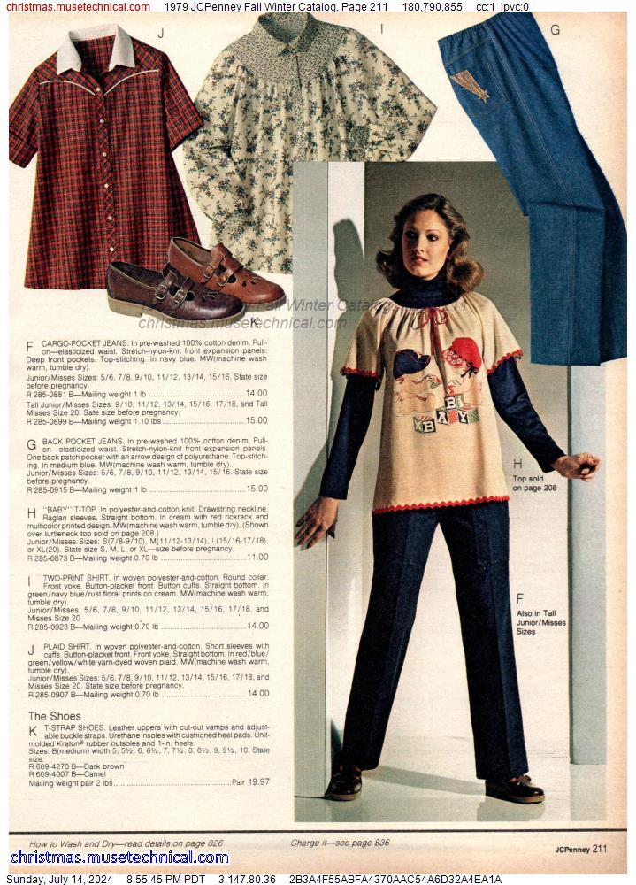 1979 JCPenney Fall Winter Catalog, Page 211