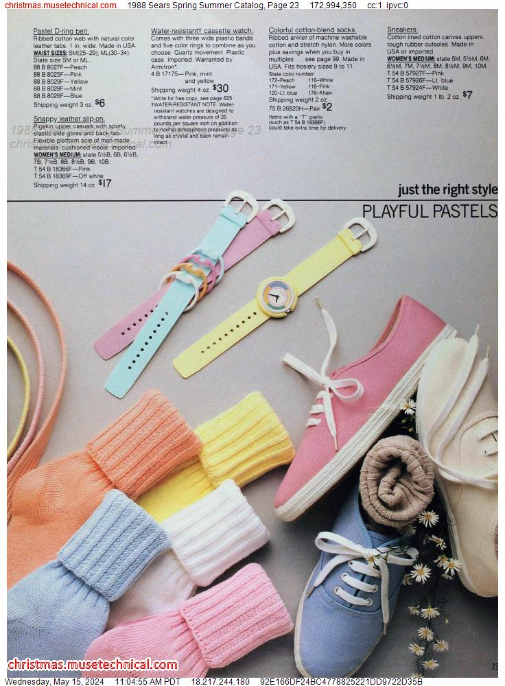 1988 Sears Spring Summer Catalog, Page 23