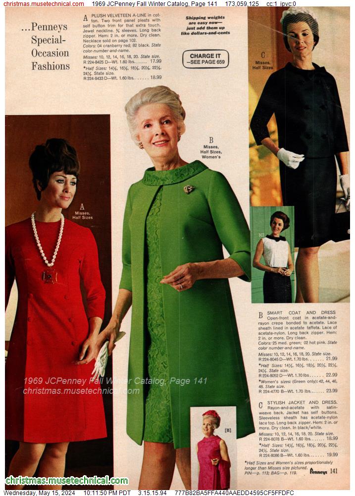 1969 JCPenney Fall Winter Catalog, Page 141