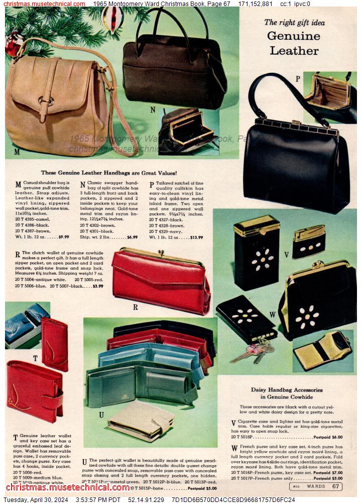 1965 Montgomery Ward Christmas Book, Page 67