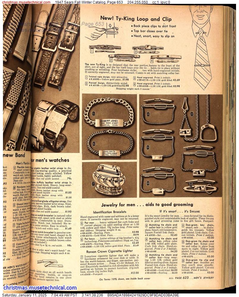 1947 Sears Fall Winter Catalog, Page 653