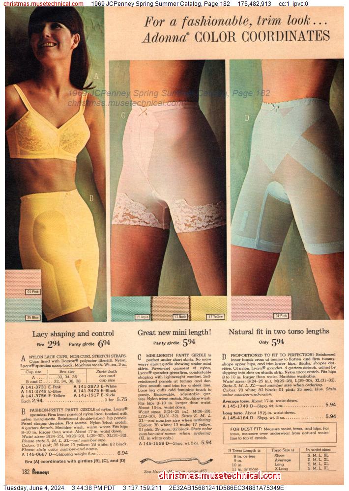1969 JCPenney Spring Summer Catalog, Page 182
