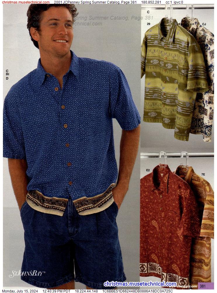 2001 JCPenney Spring Summer Catalog, Page 381