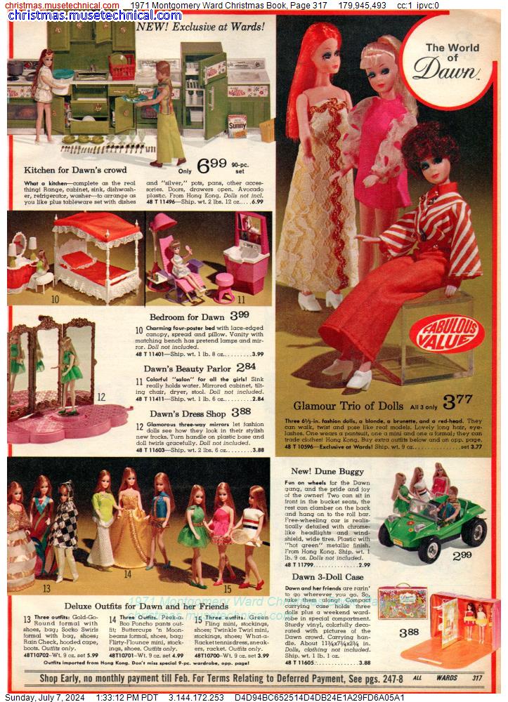 1971 Montgomery Ward Christmas Book, Page 317