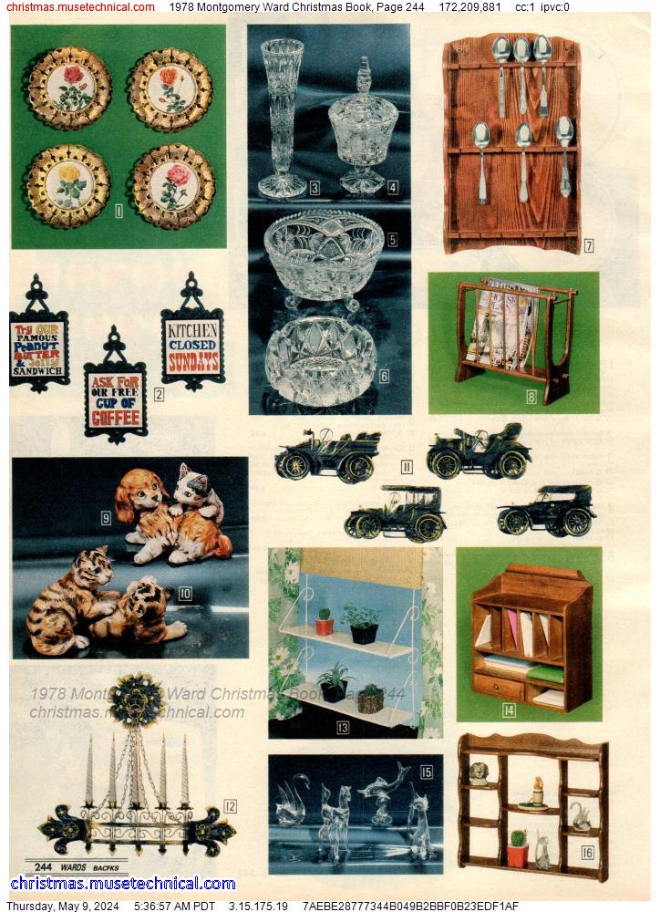 1978 Montgomery Ward Christmas Book, Page 244
