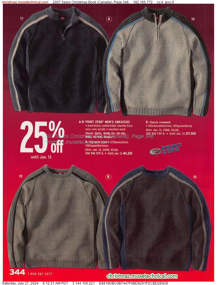 2007 Sears Christmas Book (Canada), Page 346