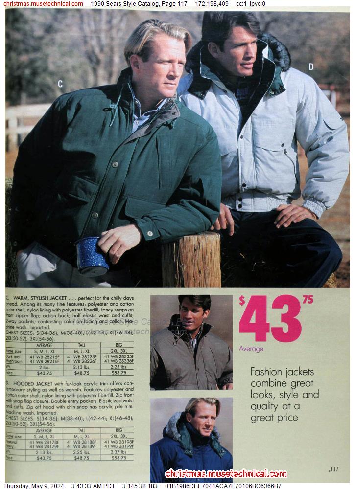 1990 Sears Style Catalog, Page 117