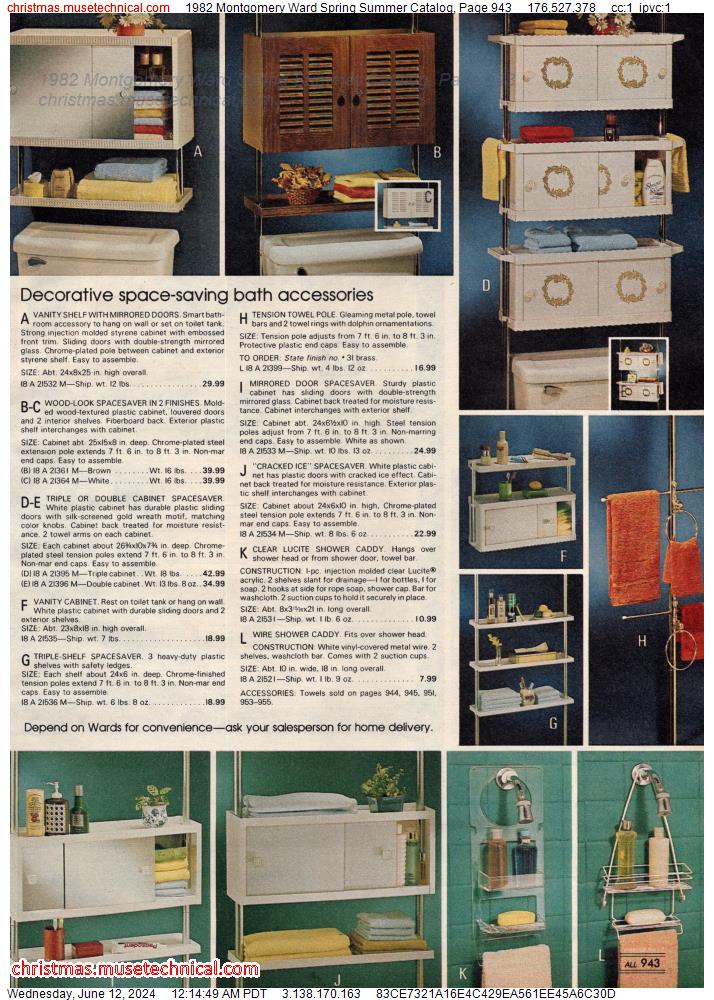 1982 Montgomery Ward Spring Summer Catalog, Page 943