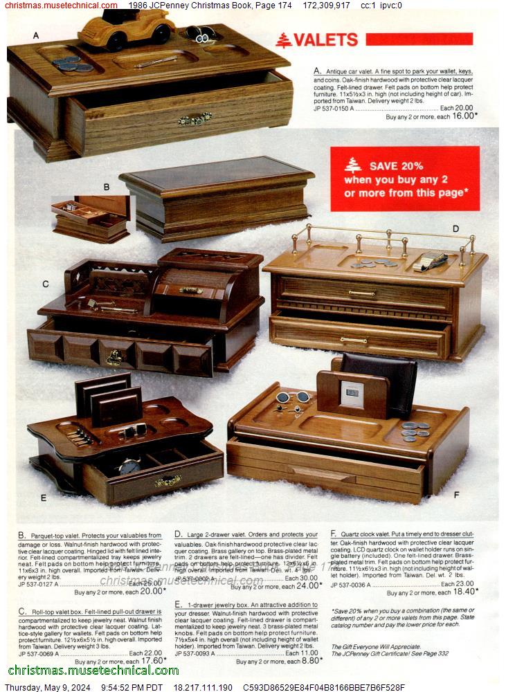 1986 JCPenney Christmas Book, Page 174