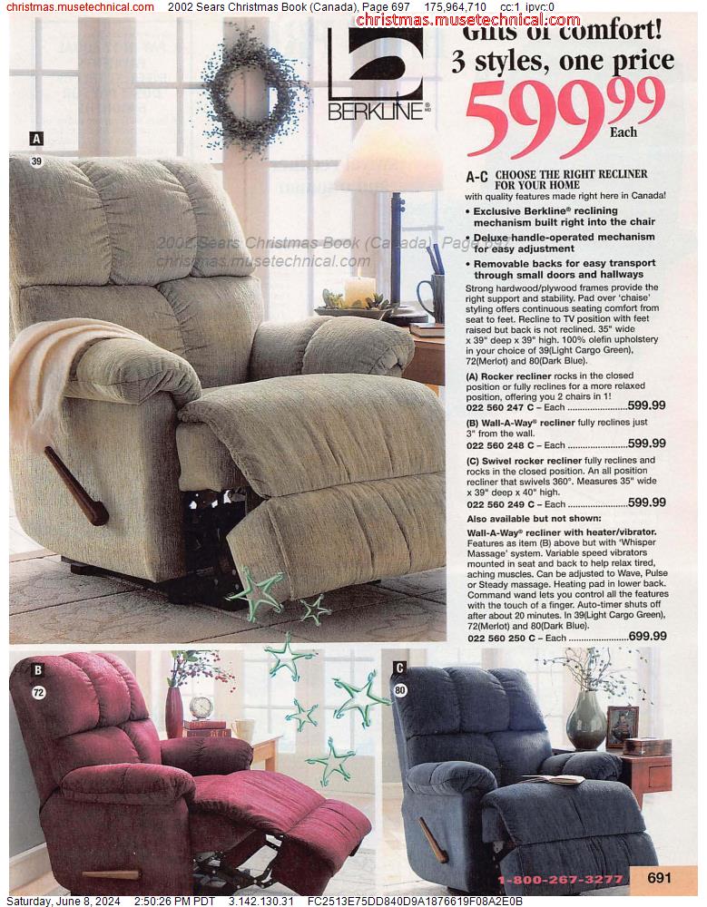 2002 Sears Christmas Book (Canada), Page 697