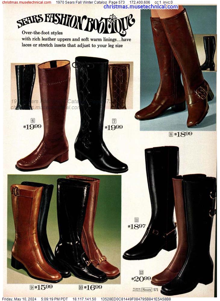 1970 Sears Fall Winter Catalog, Page 573