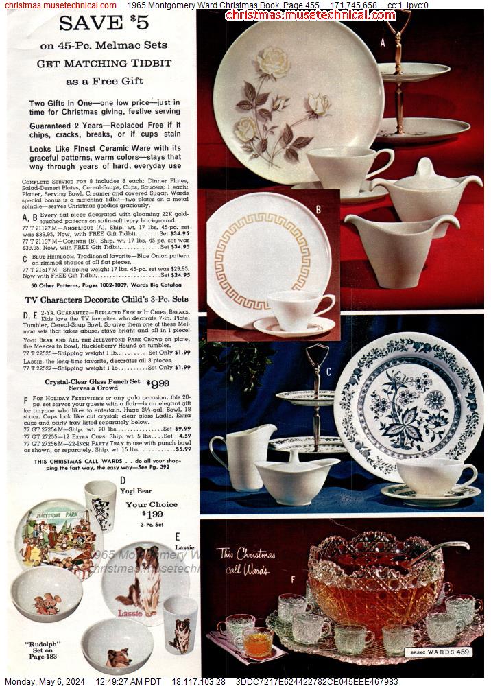 1965 Montgomery Ward Christmas Book, Page 455