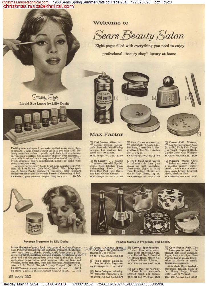 1960 Sears Spring Summer Catalog, Page 284