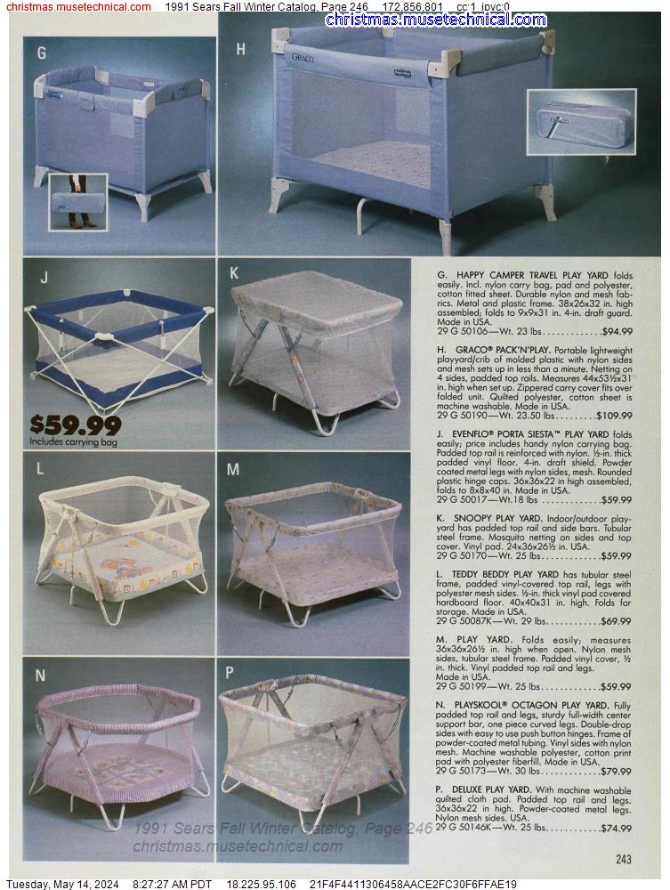 1991 Sears Fall Winter Catalog, Page 246