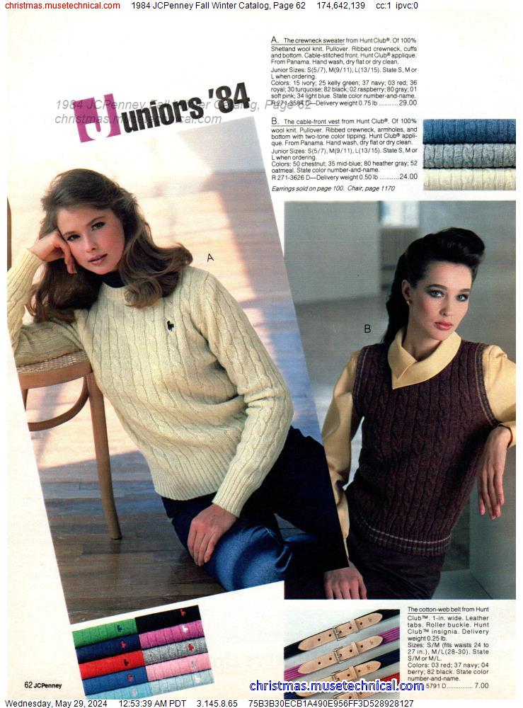1984 JCPenney Fall Winter Catalog, Page 62