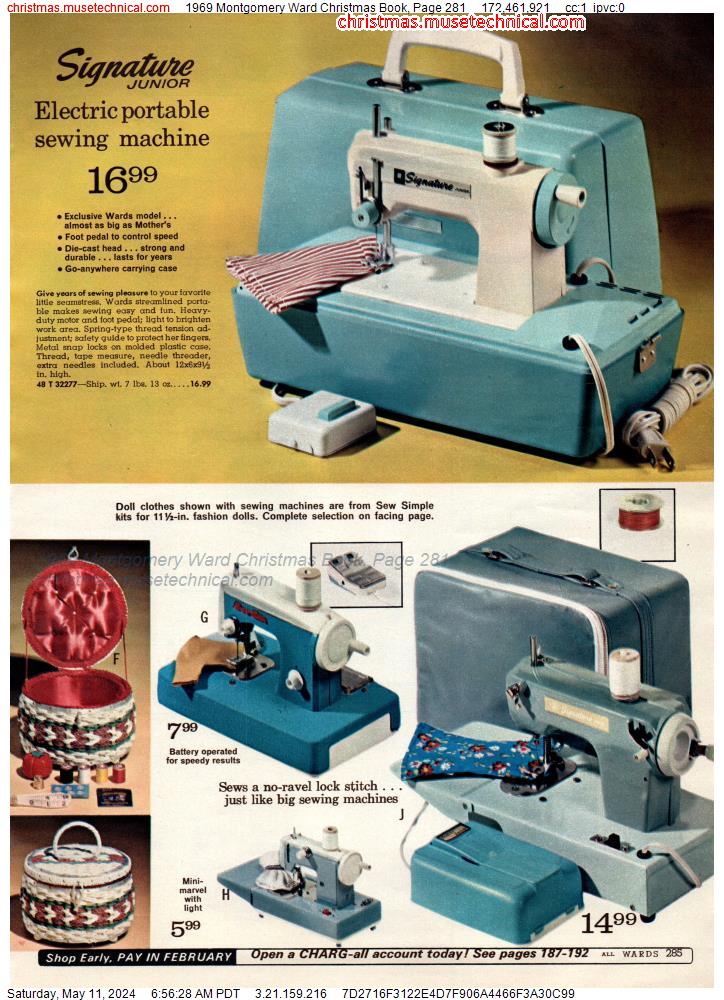 1969 Montgomery Ward Christmas Book, Page 281