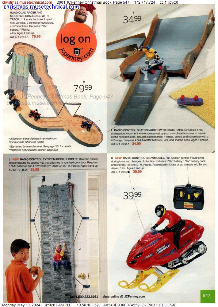 2001 JCPenney Christmas Book, Page 547
