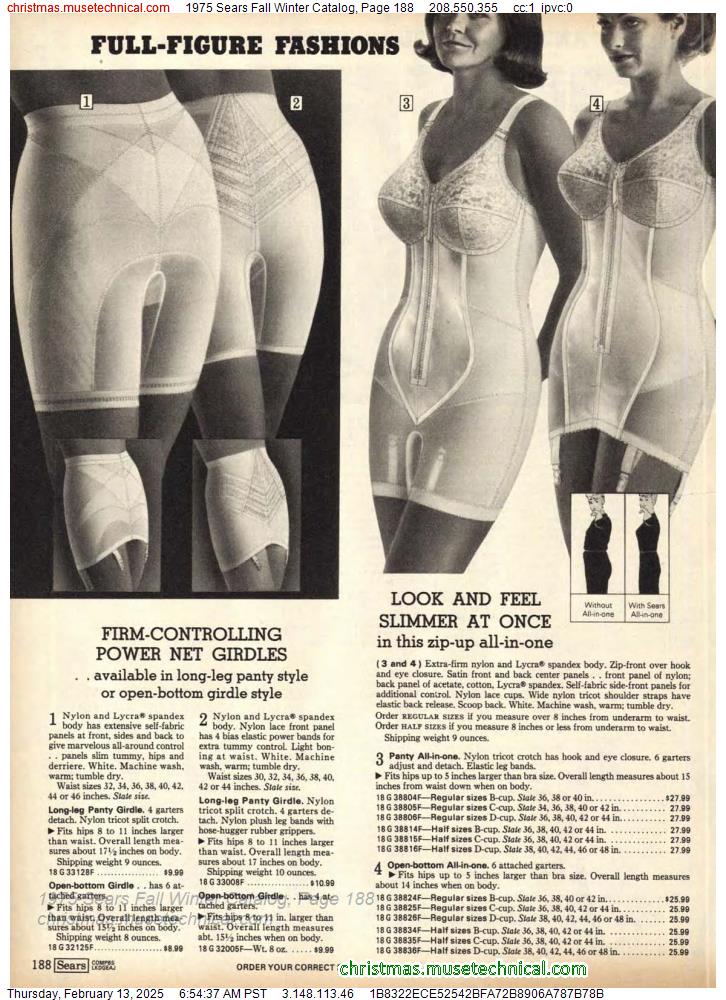 1975 Sears Fall Winter Catalog, Page 188