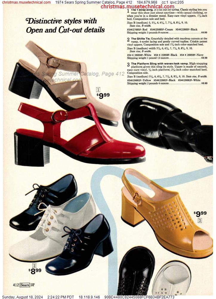 1974 Sears Spring Summer Catalog, Page 412